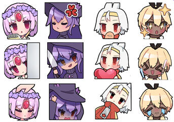 Emotes by yuawa